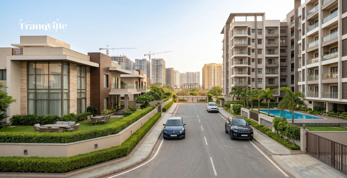 villa vs apartment investment growth Hyderabad real estate