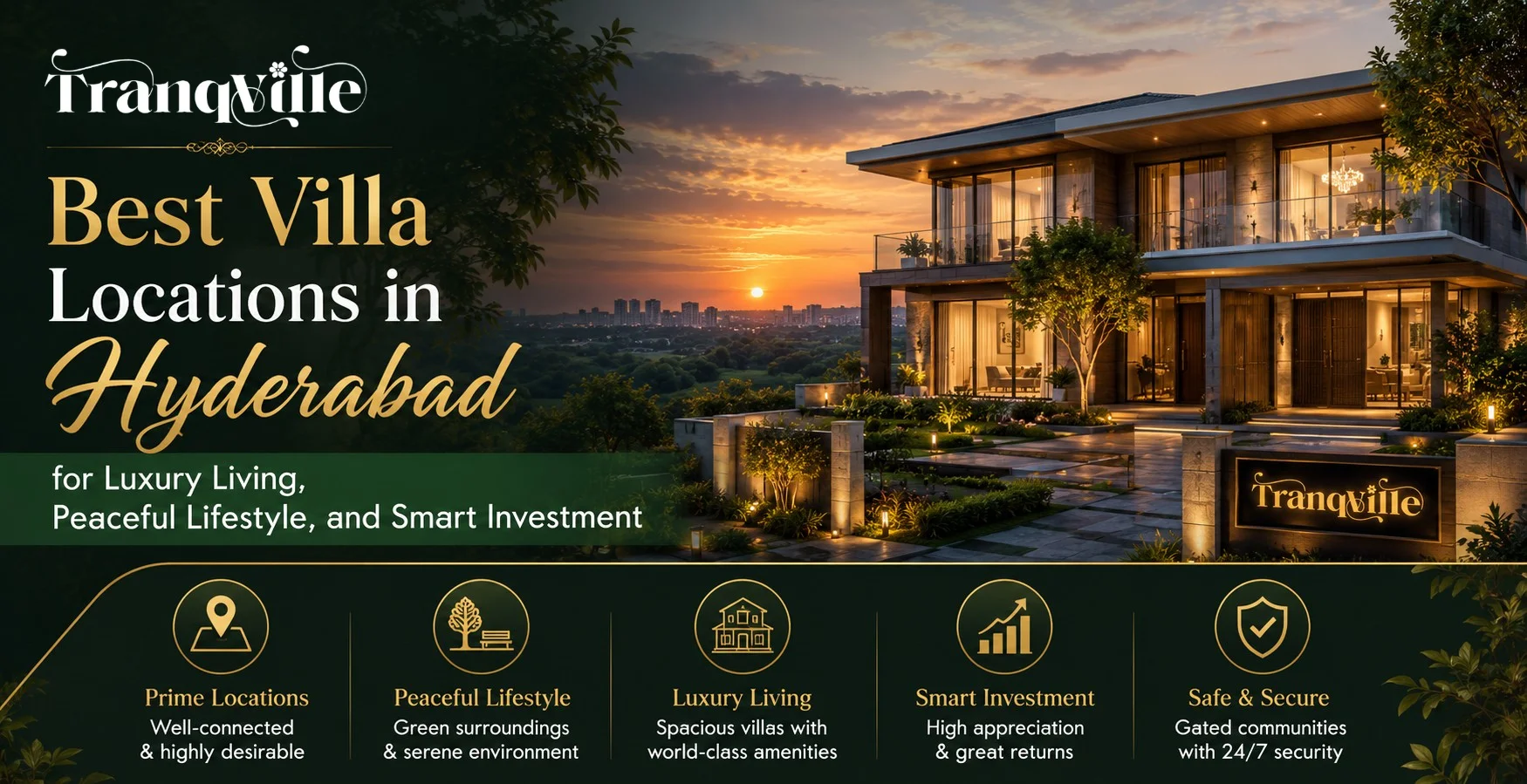 best villa locations in Hyderabad