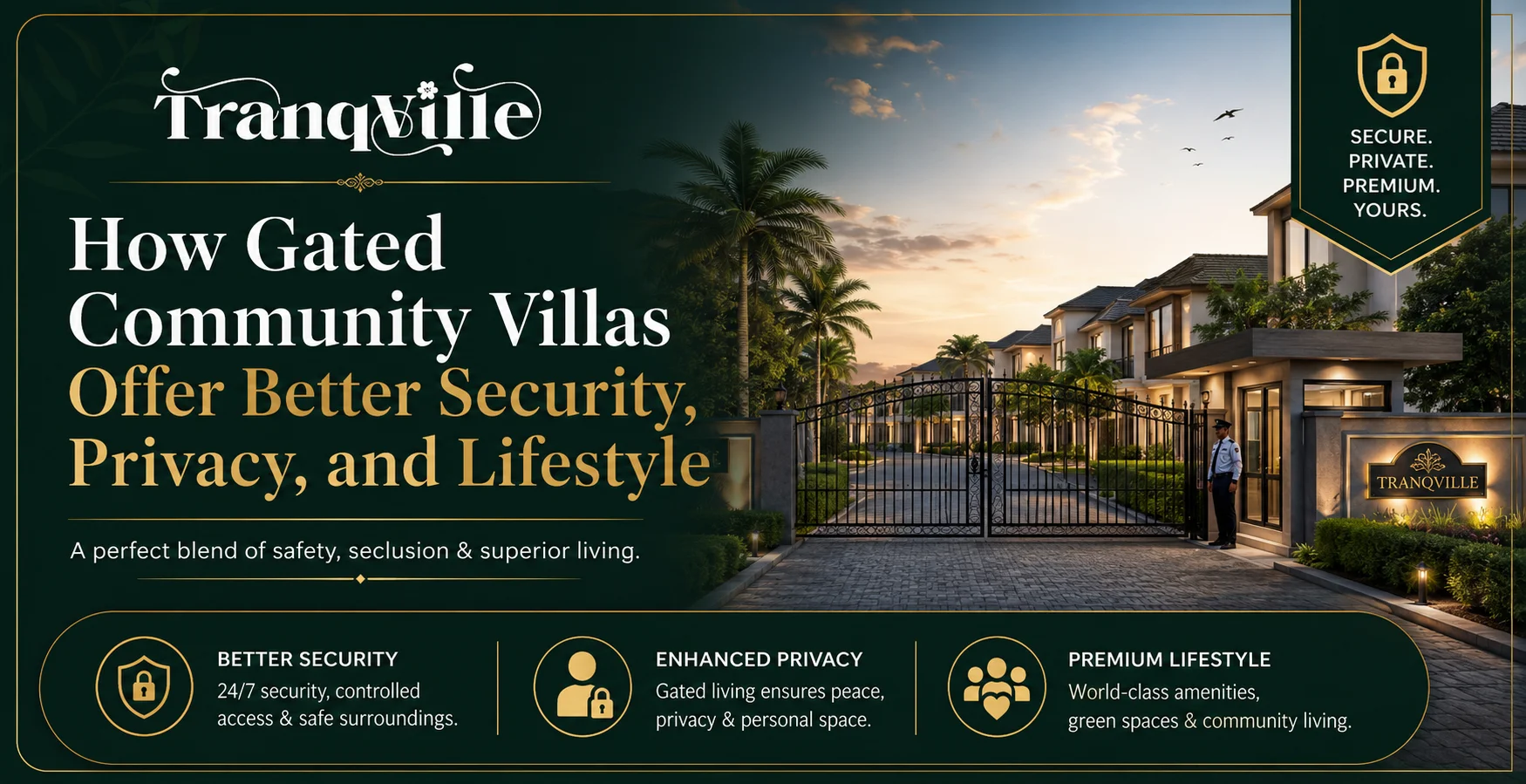 benefits of gated community villas