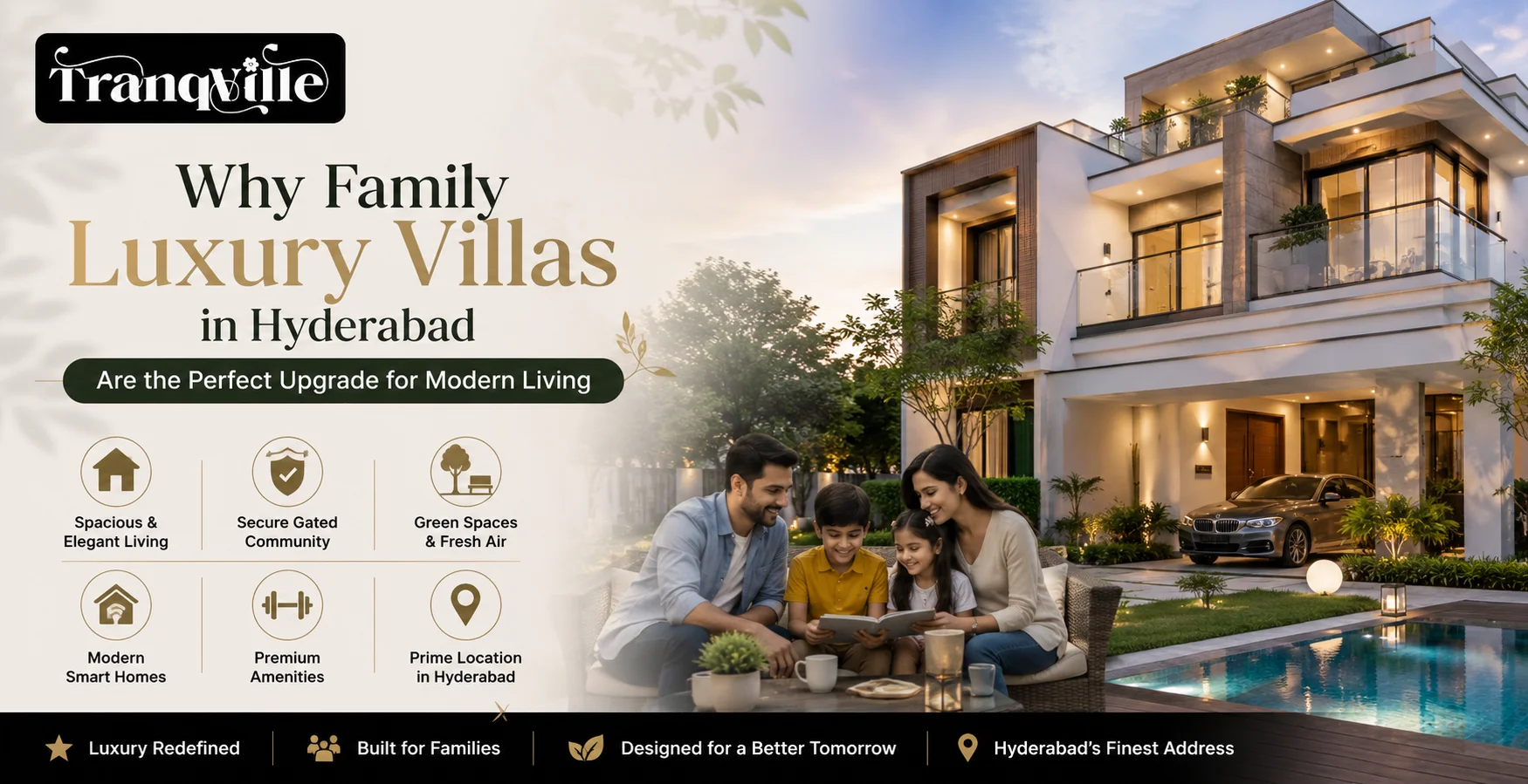 family luxury villas in Hyderabad