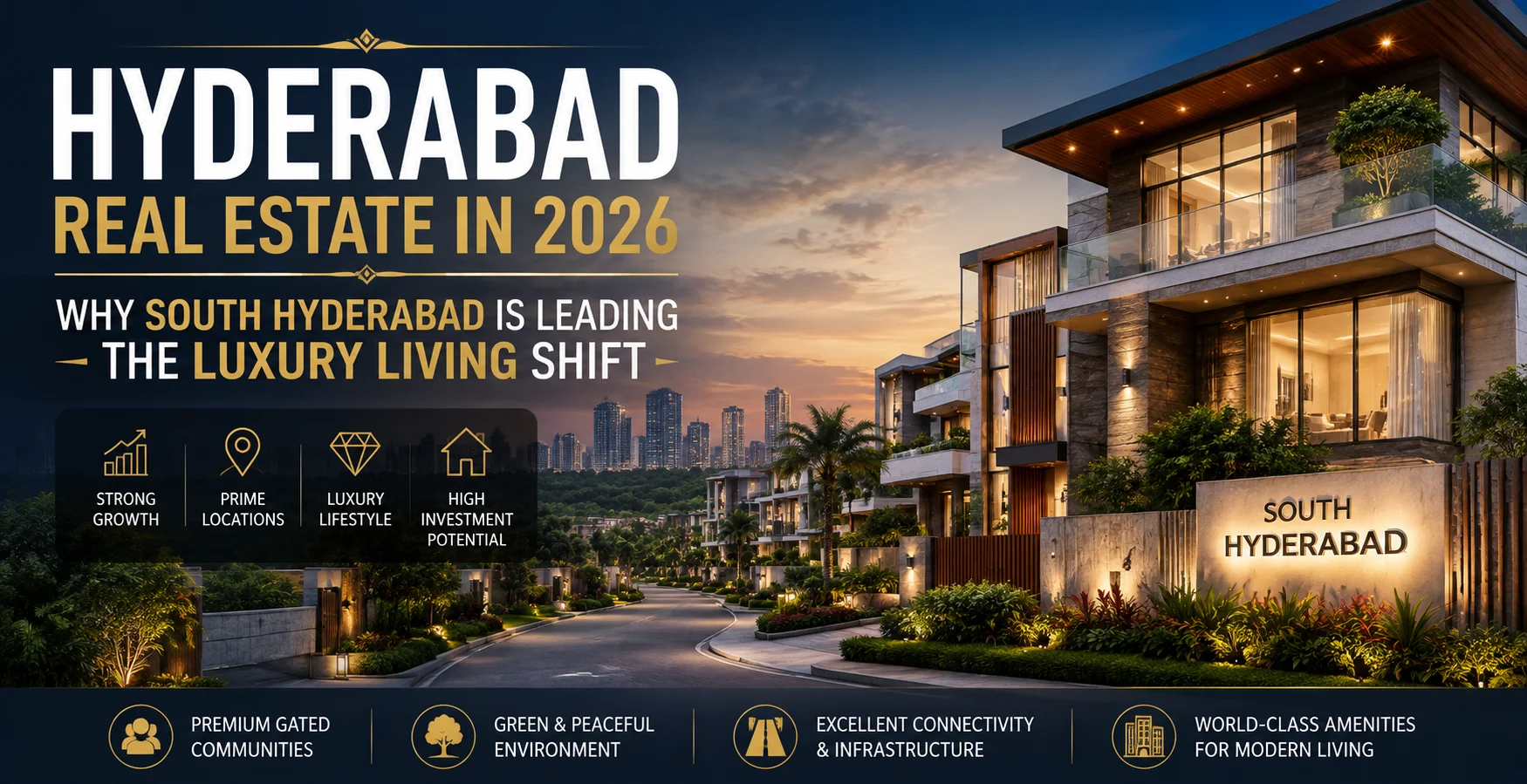 Hyderabad Real Estate in 2026: Why South Hyderabad Is Leading the Luxury Living Shift