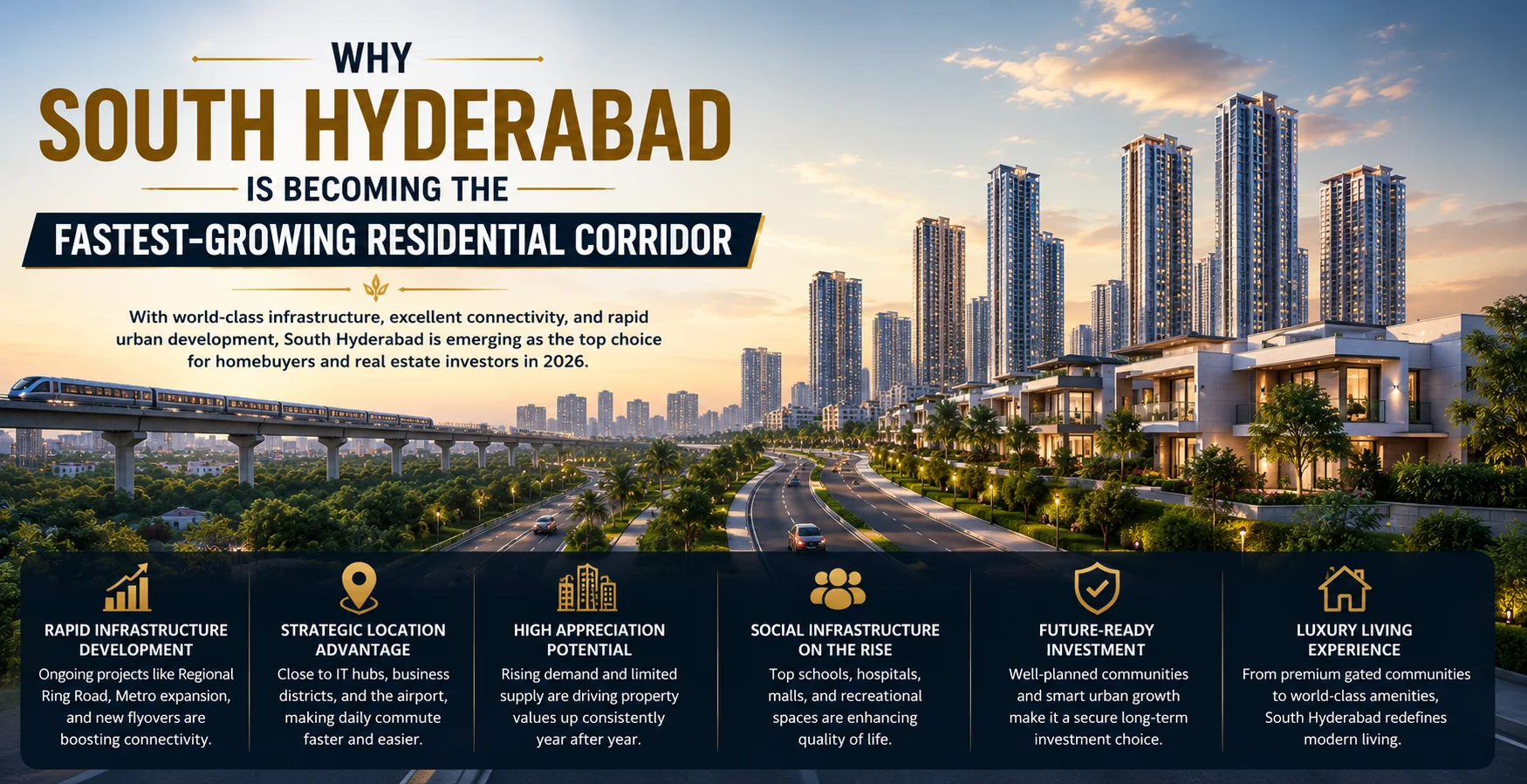 Why South Hyderabad Is Becoming the Fastest-Growing Residential Corridor
