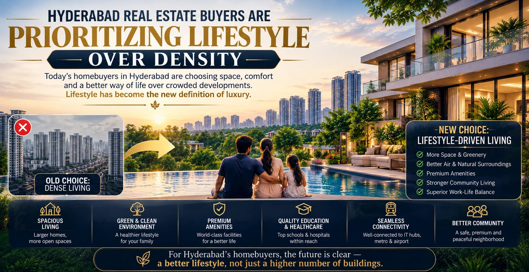 Hyderabad Real Estate Buyers Are Prioritizing Lifestyle Over Density