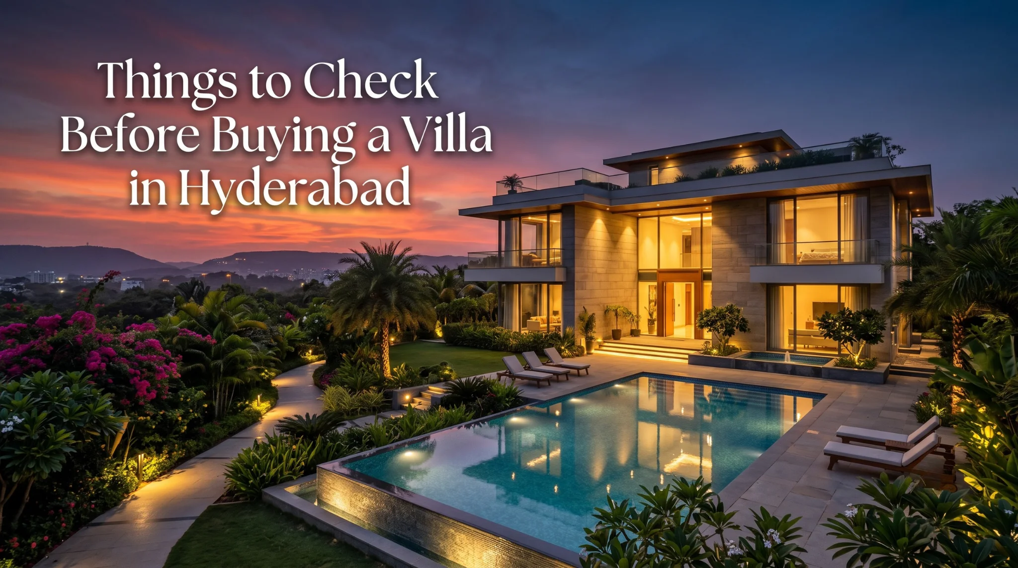 Things to Check Before Buying a Villa in Hyderabad